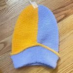 Wild Fable Women’s Purple Orange Colorblock Soft Knit Beanie Hat OS Photo 3