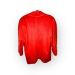 Vintage 80’s: Paul et Duffier ✿ Open Wool Shawl Collar Swing Coat ✿ Scarlet Red Size M Photo 6