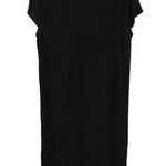 Anthropologie Sabina Musayev Renaissance Dress Textured Maxi Shift Black Medium Photo 2
