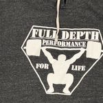 Alternative Women’s  Full Depth Performance Dark Gray Medium Short Sleeve Hoodie Photo 1