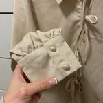 Blooming Jelly Casual Front Tie Bow Blouse Photo 3