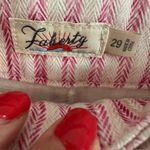 Faherty Topsail Denim Short Pink Railroad Stripe Size: 29 Photo 5