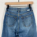 Boyish Billy Greed Womens 25 Blue Denim Cotton High Rise Medium Wash Button Fly Photo 5