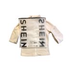 SheIn EZwear Solid Cream Color Long Sleeve Stand Collar Full Zip Fleece Jacket S Photo 6