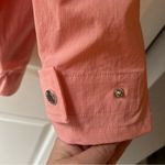 Juicy Couture NWOT  Peach Ripstop Oversized Wind Hoodie Jacket Size Large Pockets Photo 3