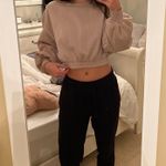 ZARA Cropped Sweatshirt Photo 1