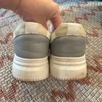 Women's White Platform Chunky Athletic Fashion Shoes Size 7 Photo 4