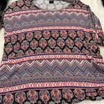 Agnes & Dora  Patterned Black and Red Women's Top size 2X Photo 4