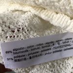 ZARA knit cap sleeves Elegant Women's Top embroidered cotton blend size L Photo 4