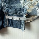 American Eagle Hi- rise festival Jean shorts distressed embroidered pockets 2 Photo 13