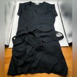 frame denim FRAME Wrap Around Short Sleeve Mini Dress Photo 1