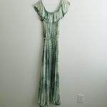 Anthropologie Tie Dye Sleeveless Ruffle Bohemian Maxi Dress Photo 4