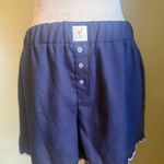 Rae Dunn  women's xl blue‎ boho preppy cottage core sleep shorts nwt flamingo Photo 0