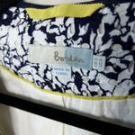 Boden Amelie Broderie Biker Jacket Women's Size 4 Blue Photo 6