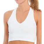 Free People XS  Movement Free Throw Crop Bra Top White  BNWTS Photo 0