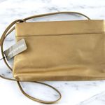 Jones New York NWT  Brushed Gold Leather Clutch Shoulderbag Photo 0