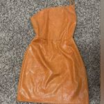 Urban Outfitters OutfittersFaux Snakeskin One Shoulder Mini Dress Photo 0