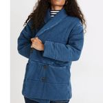 Madewell  Indigo Terry Sweatshirt Puffer Coat Size XXS Photo 1