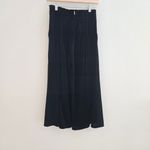 MISA Los Angeles  Black Velvet Cropped Wideleg Pant size small Photo 4