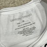 Grayson Threads  White Tee with Black Text Photo 1