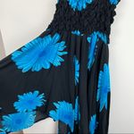 Y2K Coconut Girl Mini Dress Floral Print Black Size M Photo 11