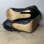 ALDO  Heels Womens Size 7 Black Sequin Mesh Peep Toe Stiletto Ankle Boots Party Photo 6