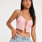 Motel Rocks Shara Top Butterfly Pink Photo 0