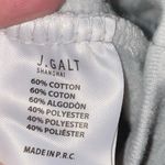 John Galt Gray Navy Color-Block Quarter Zip Sweatshirt Photo 4