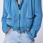 Free People Knock Out Siren Bomber Jacket Size Small Photo 0