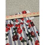 Anthropologie Maeve The Colette Cropped Wide-Leg Rose Printed Pants Sz 34 NWT Photo 7