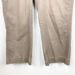 L.A. Blues Vintage Y2K Low Rise Floral Button Tan Pants Bootcut Flare Leg 10P Photo 8