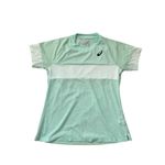 ASICS  Women’s Mint Green Jersey Short Sleeve Top Size Large Photo 2