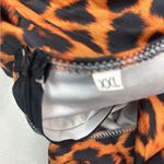 Beautiful XXL Orange and Black Bodycon Dress for a Night Out Photo 7