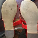 Talbots Vibrant Pink Sandals with Gold Accent Photo 2