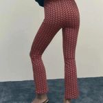 ZARA 4/$25  High Rise Legging Pink Patterned Dots Retro Pants Sz S Photo 3