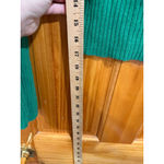 Charlotte Russe Vintage  Babydoll Green Cable Knit Cropped Sweater Size S Photo 3