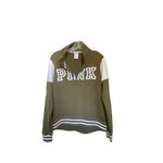 Victoria's Secret Victoria Secret Pink Olive Green 1/4 zip Pull over sweater Jacket Size XS Photo 2