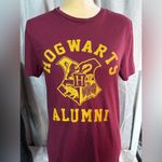 Harry Potter unisex t-shirt size smalll maroon color with gold accents Photo 1