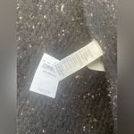 American Eagle NWT  black brown speckled oversized winter scarf, fringe, warm Photo 1