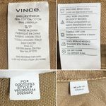 Vince  Utility Jacket Umbra Brown Cotton Linen Workwear Jacket Small Oversized Photo 10