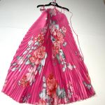 LIDÉE Pink Floral Ete pleated midi Dress Size 6 Photo 6