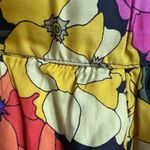 Handmade Floral Print Skirt Colorful Ruffle Midi Elastic Waist Summercore sz 18 Photo 3