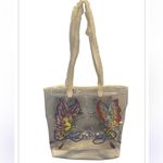 Ed Hardy NWT  Large Tote Clear PVC Bag with Butterfly and zipper Photo 2