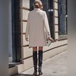 Elegant Cream Women's Coat Size M Photo 1