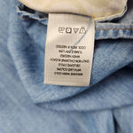 John Mark  Womens Blouse Top Denim Floral Size L Large Photo 8