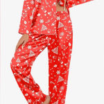Festive Red Christmas Pajama Set | small | NEW! Photo 0