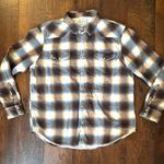 Lucky Brand  flannel snap closure top, size XXL Photo 1