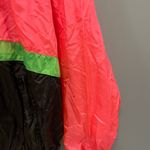 Vintage! Seattle blues neon pink and green Windbreaker hoodie sweatshirt size XL Photo 4