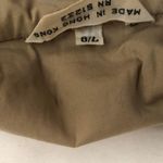 Vintage Beige Tan Khaki English style long sleeve trench coat with belt. Great condition Size M Photo 4