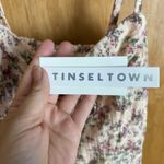 Tinseltown Juniors Textured Rosette Midi Peach Kiss Womens Small NWT DITSY Photo 3